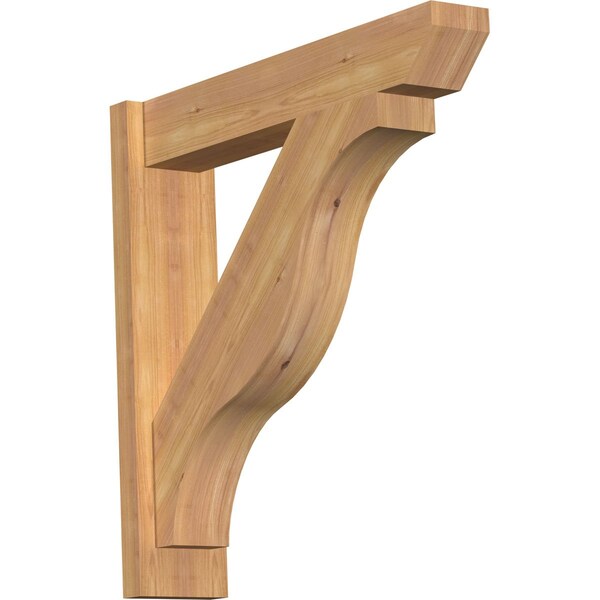 Ekena Millwork Funston Slat Smooth Outlooker, Western Red Cedar, 5 1/2"W x 26"D x 26"H OUT06X26X26FST06SWR - main